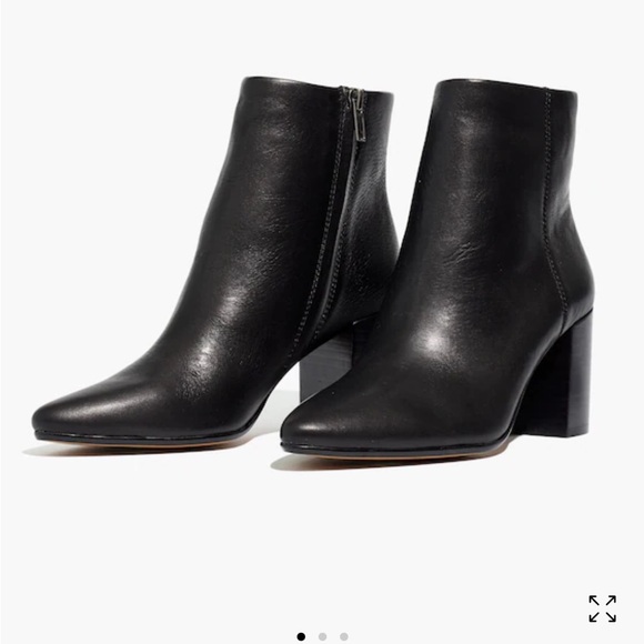 SOLD OUT Madewell Fiona Leather Ankle Boots - Picture 2 of 13